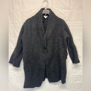Vince. Wool blend one button coat size large